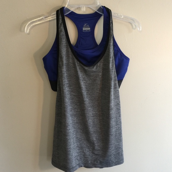 sports bra tank top combo
